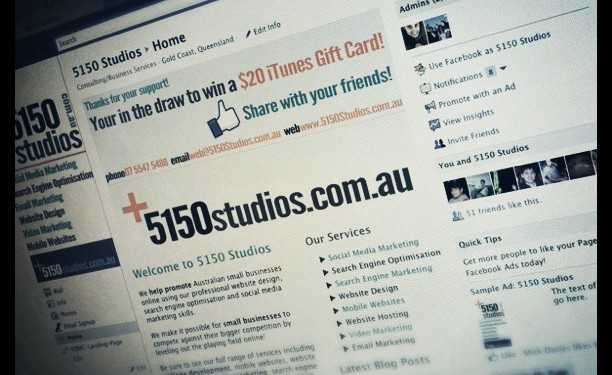 5150 Studios Facebook Landing Page
