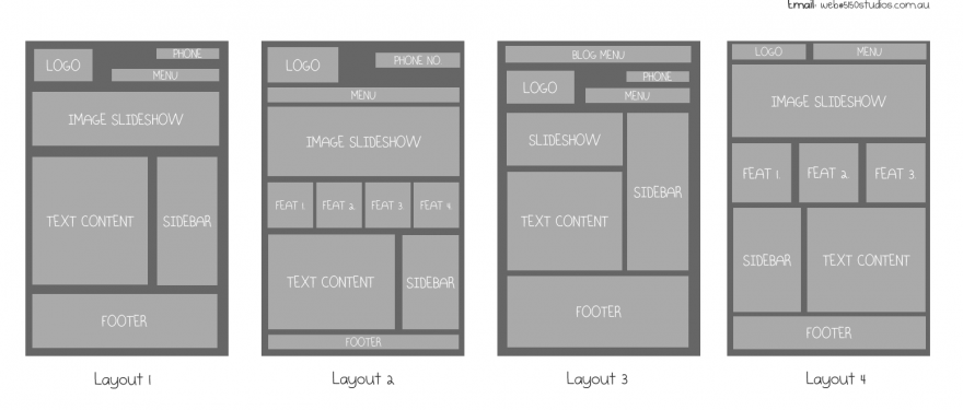 5150 Small Business Website Layouts